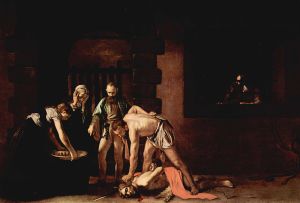 The Beheading of John the Baptist by Caravaggio.